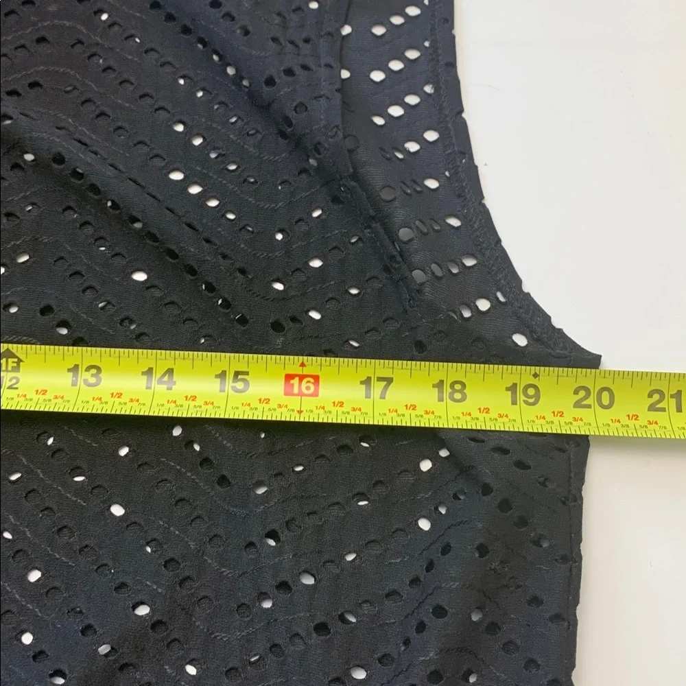Joseph Ribkoff Black Resort Wear Sleeveless Top, Structured Collar ,Stretch - Picture 7 of 10